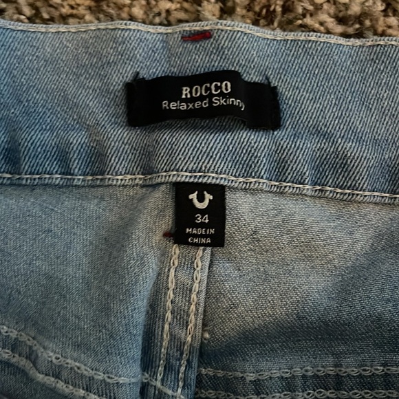 True Religion Light Blue Denim Shorts NWT - Picture 6 of 7